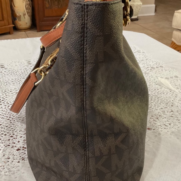 Michael Kors totes/shoulder brown canvas - Picture 4 of 6